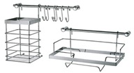 Polička Metex MX 4540 vešiaková knižnica Kitchen Rail