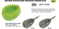 METHOD FEEDER LIGHT ECO KOŠÍK SET 25g+35g+KAMATSU MOLDER 960001004