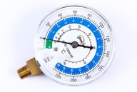 Jednoduchý NC manometer pre nový plyn R1234yf voliteľný