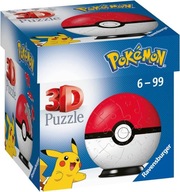 RAVENSBURGER 3D 54 EL. POKEMON BALL RED [PUZZ