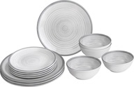 OBEDOVÝ SET MELAMINE BRUNNER BELLAGIO 12 ks.