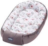 Bellochi Baby kokon 100x60, obojstranné Pastele Choco Fantasy hniezdo