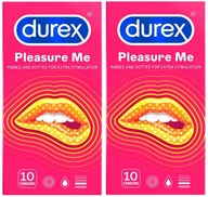 DUREX PLEASUREMAX kondómy s bodkami 20 ks