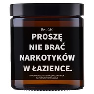 SVIEČKA NA PÁRTY, VTIPNÁ DEKORÁCIA „PROSÍM NEBERTE...“ 40 HODÍN HORENIA