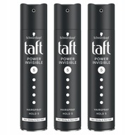 TAFT Power Invisible 5 lak na vlasy 250 ml x 3