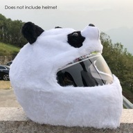 Poťahy na prilbu na motorku Panda Animal Motorbike S