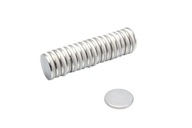 Cylindrický neodymový magnet MW 15x1,5 mm N38 50 kusov