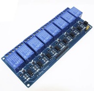 Reléový reléový pásik 8-kanálový 5V modul AVR Arduino ARM 10A