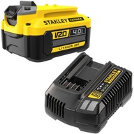 Rýchla nabíjačka STANLEY 4A V20 SFMCB14 + batéria 4,0 Ah SFMCB204