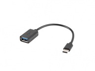 CM-USB-A F2.0 0,15M OTG USB adaptér čierny