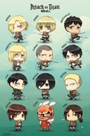 Attack On Titan Chibi Originálny plagát 61x91,5 cm