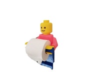 Držiak na toaletný papier LEGO MAN Pink Blue