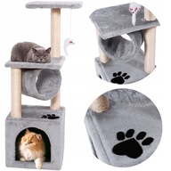 ŠKRABIACA PODLOŽKA MAČKA CAT HOUSE PLYNULÁ VEŽOVÁ POSTEĽ XL