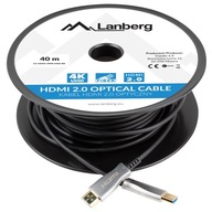 Lanberg v2.0 Premium High optický kábel HDMI 40m