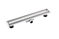 Linear Drain 2v1 Brushed Steel 90 cm