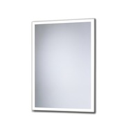 Masívne chrómové zrkadlo s LED osvetlením 50×70 cm