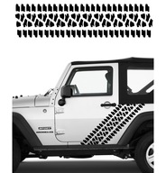 Nálepka na behúň OFFROAD 90x17cm Kapota dverí JEEP