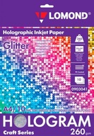 A4 HOLOGRAFICKÝ PAPIER 260g GLITROVÉ GLITROVÉ 10ks