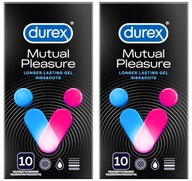 Durex Mutual Pleasure kondómy s cvočkami na oddialenie ejakulácie 20 ks.