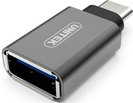 UNITEK Y-A025CGY USB typ C - USB typ A adaptér