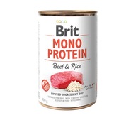 Brit Mono Protein Beef & Rice 6x400g Hovädzie