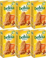 Belvita Cereálne sušienky s orieškami a medom 300 g x6