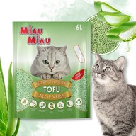 MIAU MIAU - TOFU STIERKA S VÔŇOU ALOE VERA 6L