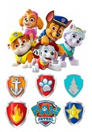 PAW PATROL Tortová oblátka PAW PATROL CHARAKTERY cukor potlač A4