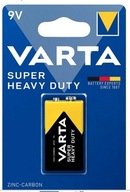 10x VARTA Batéria 9V 6F22 R9 SUPER HEAVY DUTY uhlík-zinok 10 ks