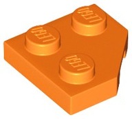 LEGO 26601 TILE 2x2 oranžová NOVINKA (1g)