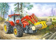 DIAMANTOVÝ MALIARSKÝ TRAKTOR 35X25CM DIAMANTOVÁ VÝŠIVKA MOZAIKA