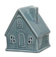 PORCELÁNOVÝ DOMČEK ROZTOMNÁ VIANOČNÁ STOJACIA POSTAVIČKA 10X8,5X7,5CM