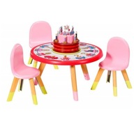 BABY BORN Narodeninový stôl s N stoličkami