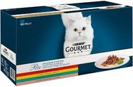 Gourmet Perle Adult mokré krmivo pre mačky Mix príchutí v omáčke 85g 60 ks