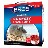 BROS ZRNO HLODAVCOV PRE MYŠI JED NA POKRATA 3 KG