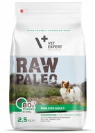 VetExpert Raw Paleo Mini Veľkosť Dospelý 2,5 kg