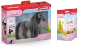 Schleich 2v1 KRÁSNA figúrka KOBYLA KRÁSNE VLASY 42581 + DOPLNKY KONÍKA