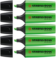 STABILO Boss Original zvýrazňovač 70/33 GREEN x 5