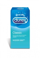 Durex Classic kondómy bez chuti 12 ks.