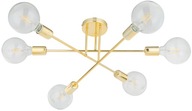 ZLATÁ LOFTOVÁ STROPNÁ ZÁVESNÁ LAMPA, STROPNÁ LAMPA, ZLATÝ LOFTOVÝ LUSTER