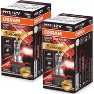 Laserové žiarovky OSRAM H11 Night Breaker +200% +150m