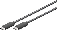 Kábel USB-C 3.2 Gen2x2 20 Gbit/s čierny 0,5 m Goobay