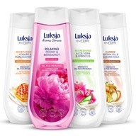 LUKSJA SET 4X KRÉMOVÝ SPRCHOVÝ GÉL PEONIA ARGAN ALOE MANUKA 4X500ML