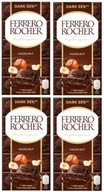 4x90g FERRERO ROCHER Horká lieskovooriešková čokoláda