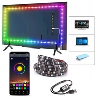 LED pásik pre RGB TV USB TV BLUETOOTH Aplikácia Vodotesný IP65 3M