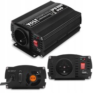 DUO menič napätia 12V 24V TIR 600W + USB