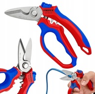 Uhlové nožnice na káble a laná pre elektrikárov 160mm KNIPEX 95 05 20 SB