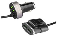 NABÍJAČKA 12/24V 2X W1Y51 USB AUTO ID 100CM S KLIPOM