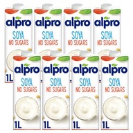 Alpro Nesladený sójový nápoj Set 8x 1L