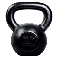 čierna Kettlebell Ball Weight Činka 20kg HMS